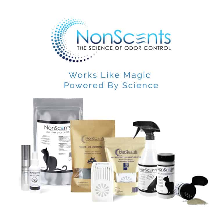 Pet odors got you down? Use NonScents deodorizers