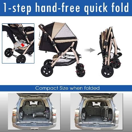 1 Step hand free quick fold