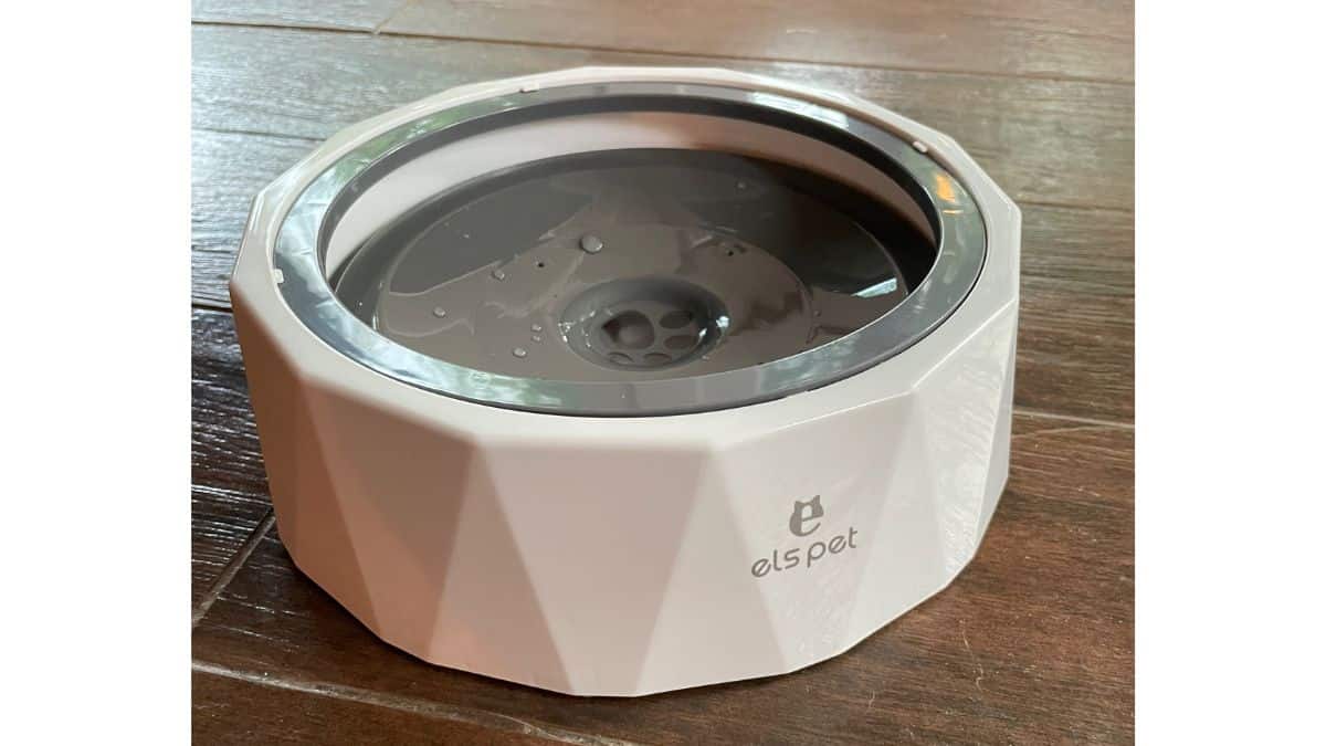 elspet circular no spill dog water bowl